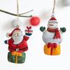 Clause Deer Stocking Snowman Christmas Hanging Pendants Drop Ornaments Xmas Tree Embellishment