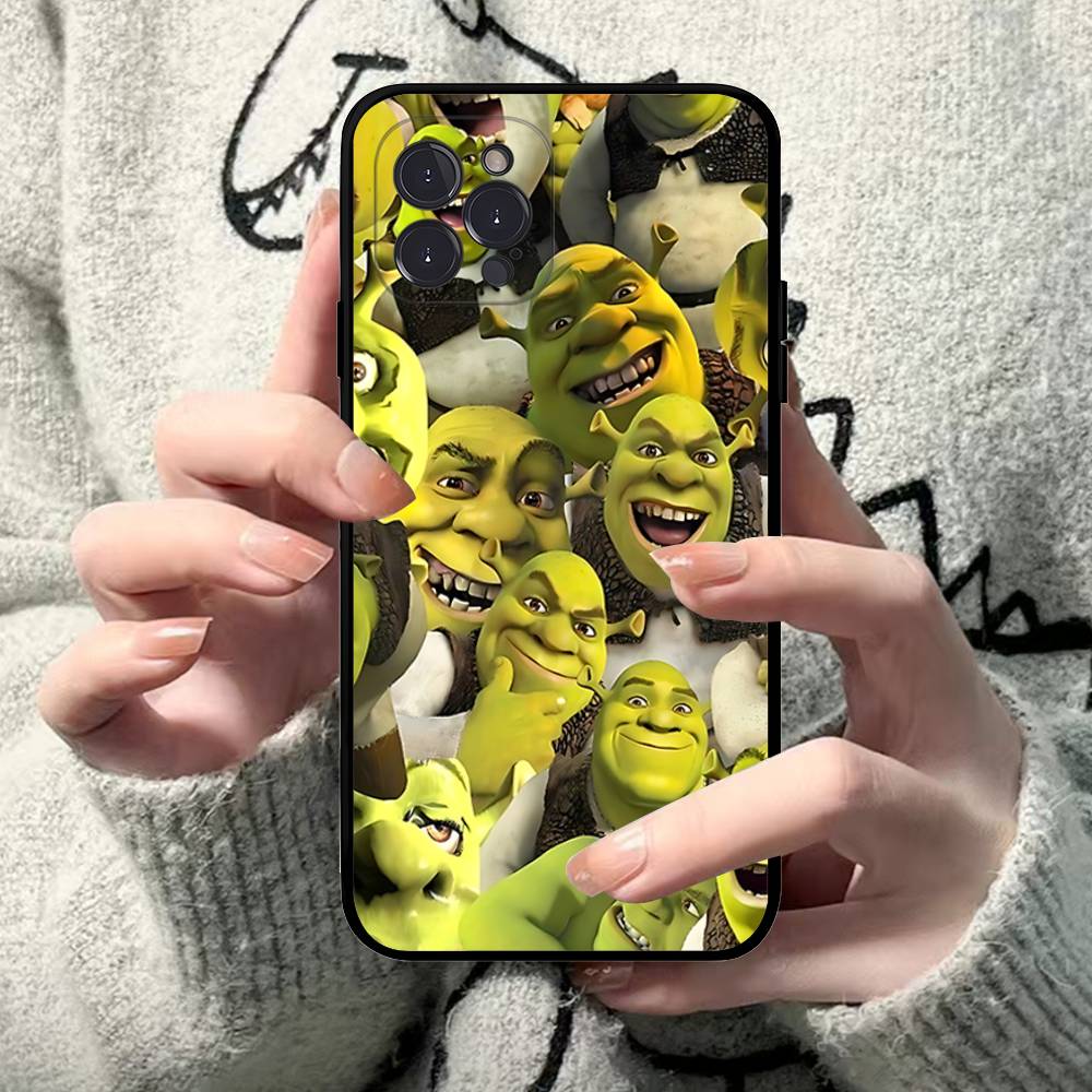 

Cartoon S-Shreks Phone Case For IPhone 17 16 15 Plus X 14 11 12 13 Mini Pro Max Mobile Case iPhone 11 pro