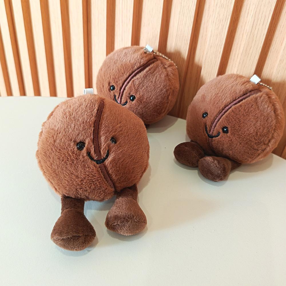 I Am A Coffee Bean Doll Doll Funny Cartoon Plush Toy Pendant Creative Simulation Children's Gift