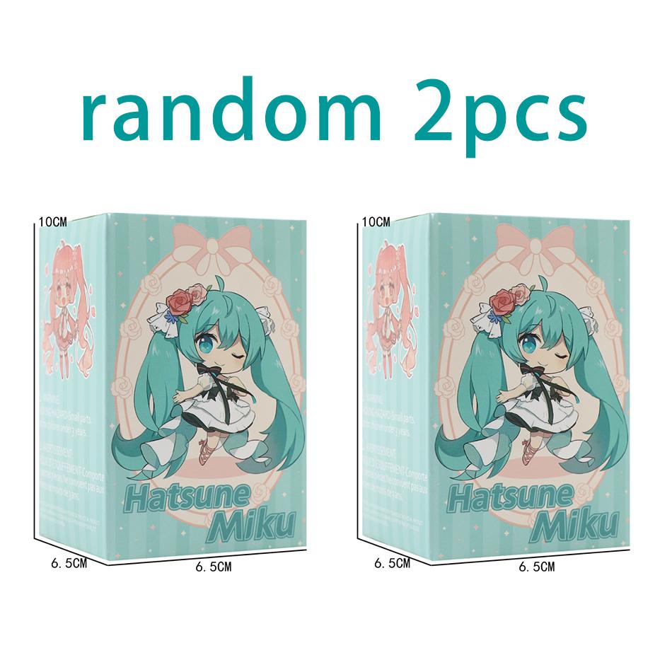 Latest Popular Hatsune Miku Q Version  Lovely Timeless Figurine Collection Model Decor Toy Kids Festival Gift For Kids