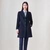 Sidipu Unisex 100% Wool Mid-Length Business Coat