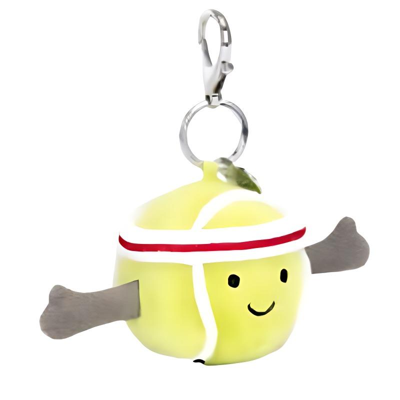 Jellycat Fun Sports Series Tennis Cute Fun Doll Plush Pendant 6cm Height