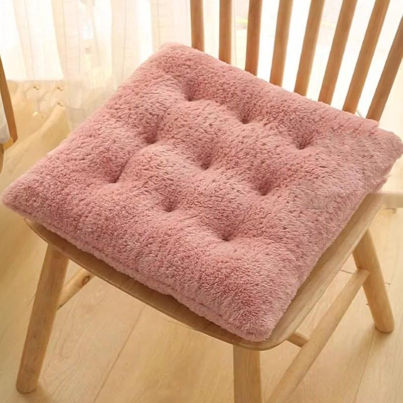 Winter Simple Plush Cushion Fart Cushion Office Sedentary Artifact Thickened Cushion Student Classroom Mat