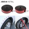 SEAMETAL Widened Car Fender Seal Strip Wheel Arch Wing Anti Scratch Strips Rubber Auto Wheel Tyre Eyebrow Mud Guard Protector