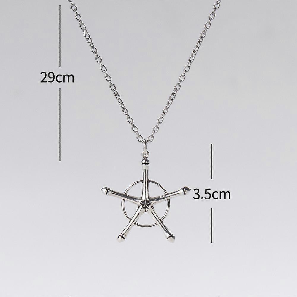 Anime Quincy Ishida Uryuu Collier Cosplay Ginreigojiaku Amulette Chaîne en Alliage Bracelets Pendentif Bijoux Cadeau pour Fans