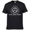 Scp Badge Printed Tshirt Summer 0 Neck Short Sleeve Top Casual Hip Hop  Harajuku Style Top Unisexs And Unisexs Clothing F110