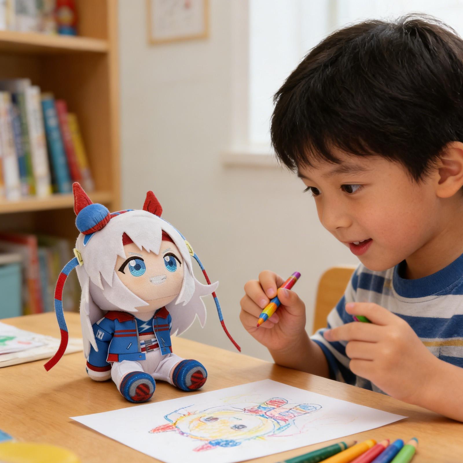 

Cartoon Character Plush Toys, A Cute And Soft Plush Doll With A Comfortable And Realistic Feel, Making It An Ideal Plush Toy. One Size