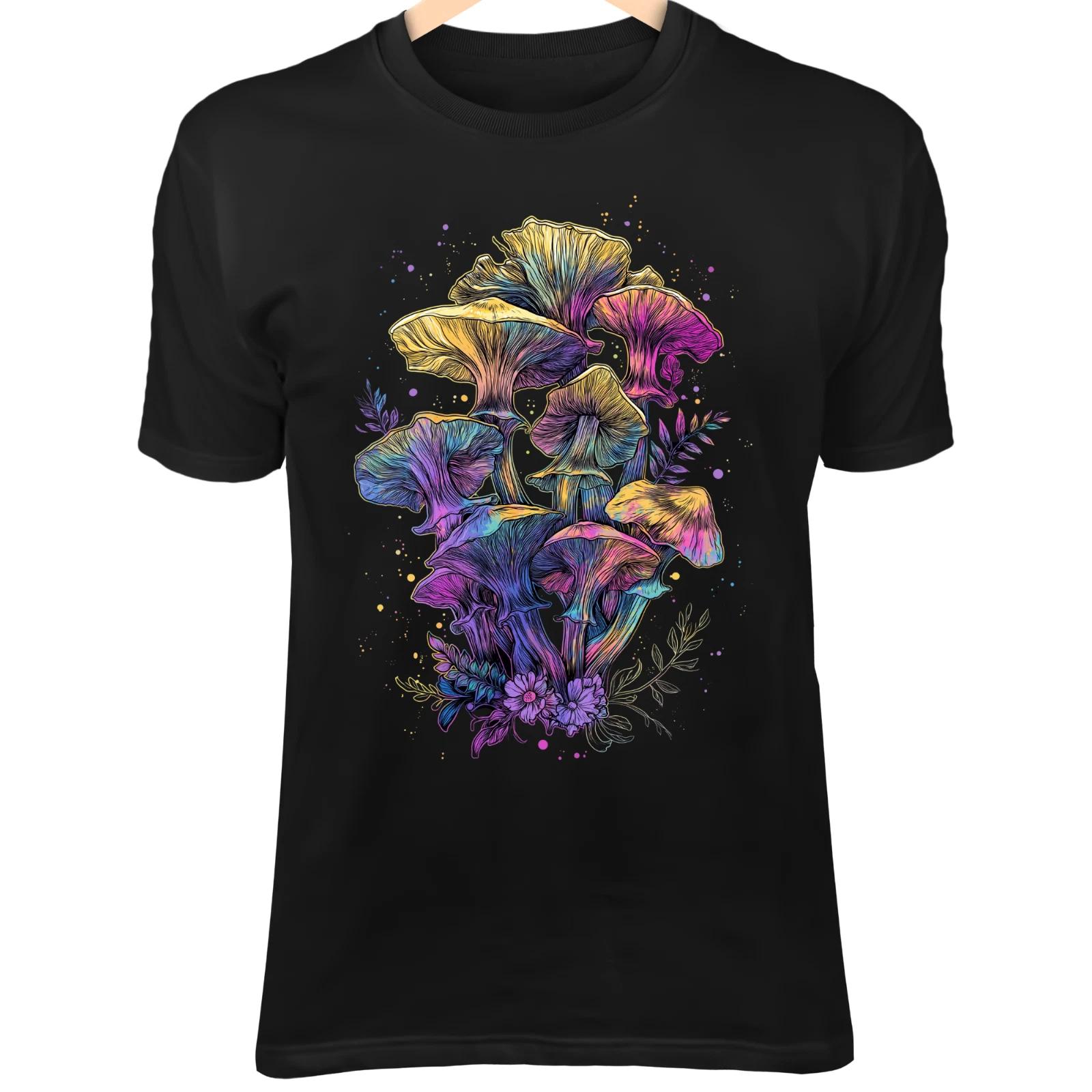 Cottagecore Mushroom Cluster - Pastel & Vibrant Botanical Fantasy Art 4XL