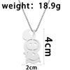 New Genshin Impact Necklace For Women/Men Punk Anime Scaramouche Xiao Titanium Steel Necklaces Jewelry Accessories Gift for Fans