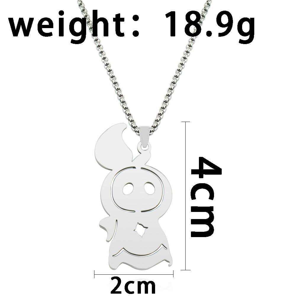 New Genshin Impact Necklace For Women/Men Punk Anime Scaramouche Xiao Titanium Steel Necklaces Jewelry Accessories Gift for Fans