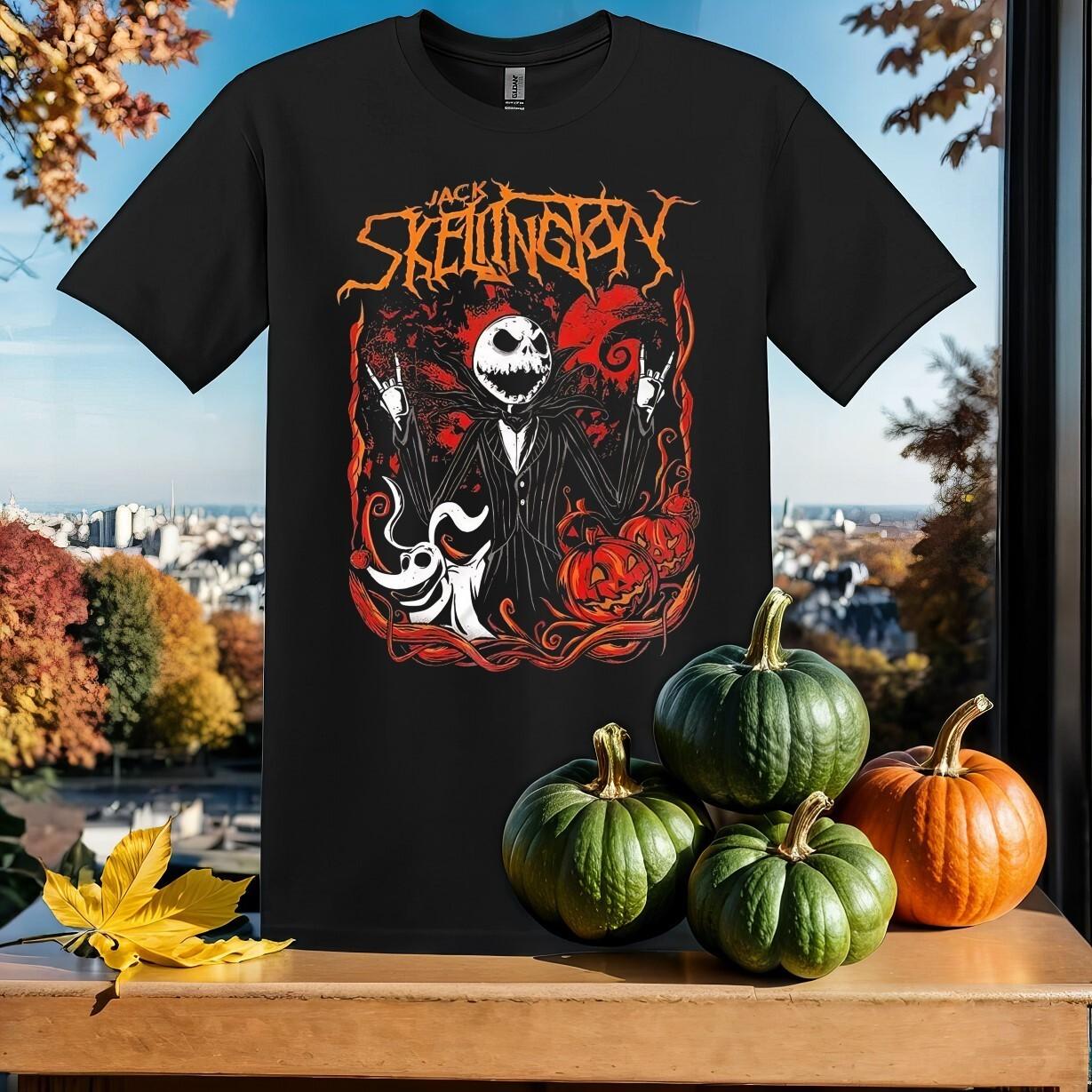 Nightmare Halloween Jack T-Shirt Mens Womens Tees Top T Shirt Mens Womens Tees Top Men Women Unisex Tshirt SY549 2XL