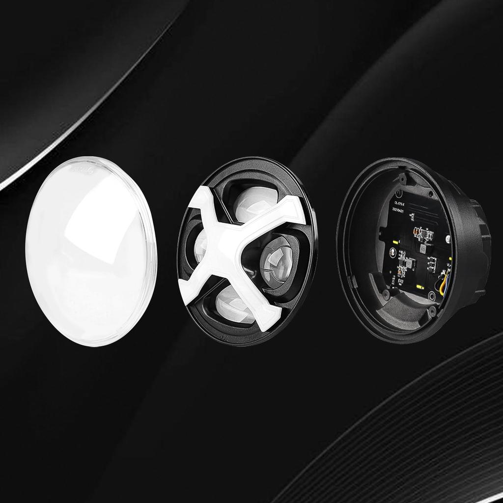 Vancroser Cross Cab CC110 Headlight LED Motorcycle Headlight with DRL Hi/Lo Switching /24V IP68