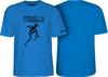 Powell Peralta Old School Future Primitive Bones Brigade Video II T-Shirt Blau Unisex T-Shirt
