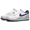 Nike Air Force 1 Low QS 'NAI-KE' (Unisex) Summit White / Midnight Navy Skate Shoes 816621 101
