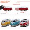 1:36 Scale Bus Alloy Model Toy with Spring-Back Action - Authentic Detail for Endless Playful Adventures