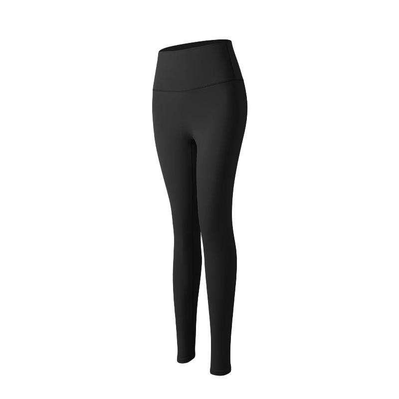 Naked seamless yoga pants women s high waist hip lift breathable fitness training pants wear leggings M