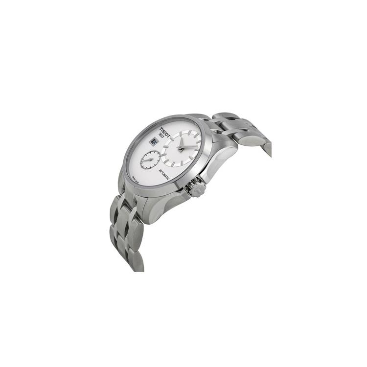 TISSOT Kutu Collection Automatic Mechanical Movement Men's Watches Watch 39mm White Dial Stainless Steel Case T035.428.11.031.00
