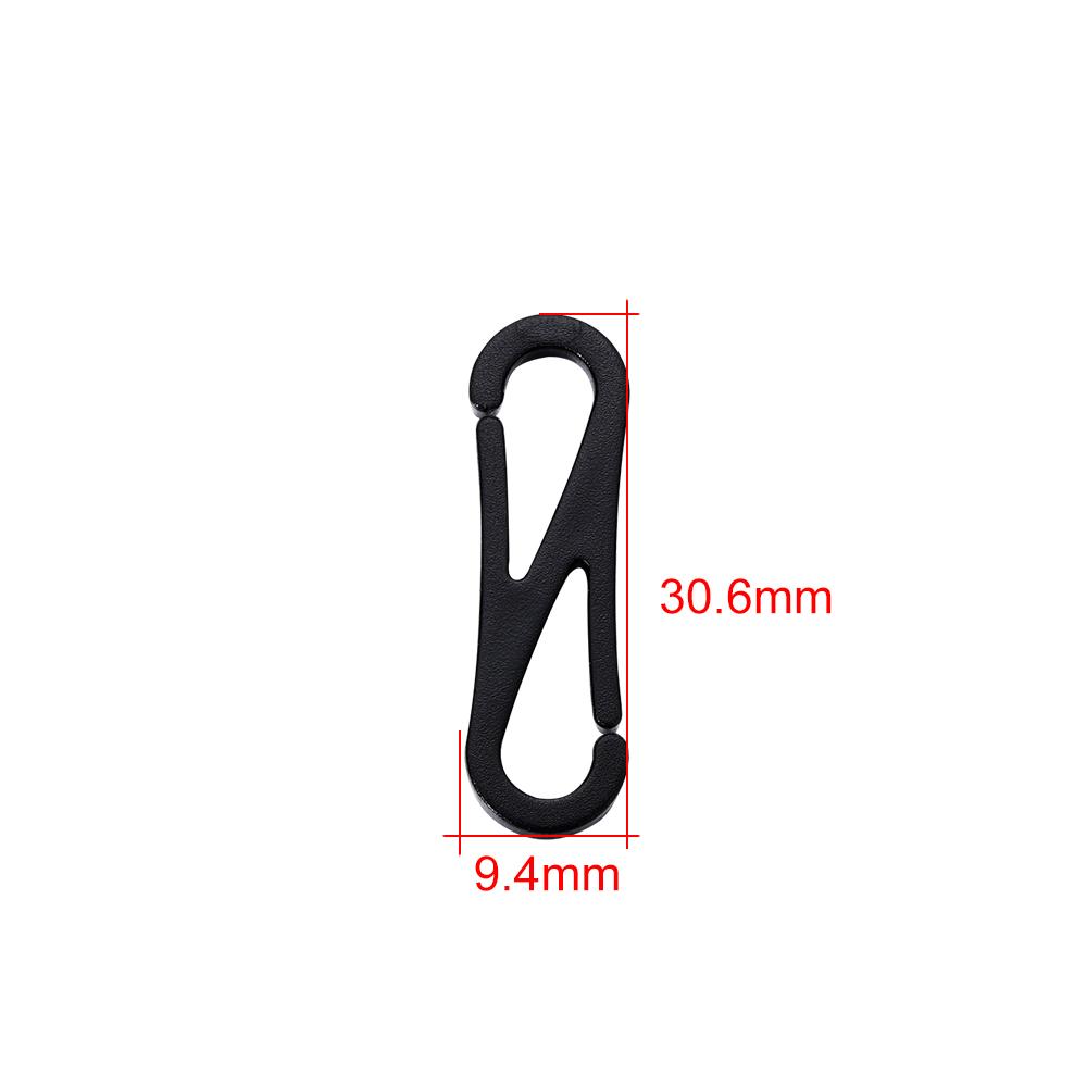30Pcs Lanyard Hook Spring Backpack Clasp Keychain Buckle Outdoor Cap Rope Fastener Buckles Glasses Holder Strap Loop Accessories
