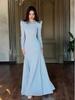 2025 Elegant Retro European Court Style Long Sleeve Dress
