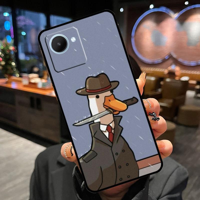 Cartoon Cute Goose Game Case For Realme 13 Pro Plus 12 11 14 15 GT6 GT7 Pro C15 C35 C53 C55 C61 C63 C65 C67 C71 C75