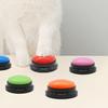 Interactive Dog Training Buttons Light Dog Intelligence Toy New Voice Recording Button  Cat Puppy