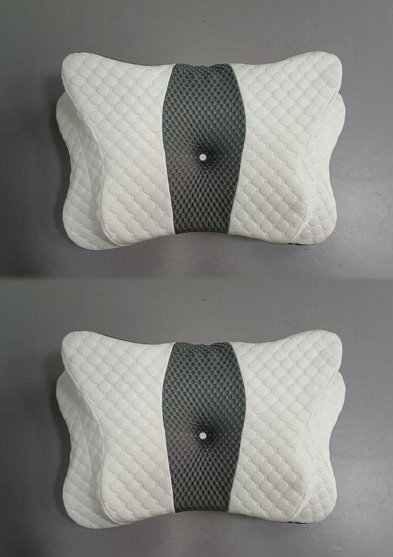 Ergonomic Butterfly Pillow Neck Support Pillow Memory Pillow for Sleeping Comfortable for Bed Relieve Neck Pressure Breathable Design