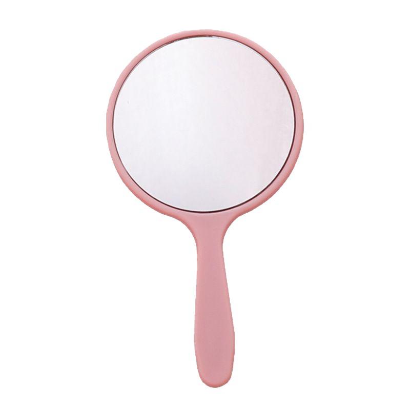 Portable HD Student Handheld Makeup Mirror - Cute, Round, Mini On-the-Go Design