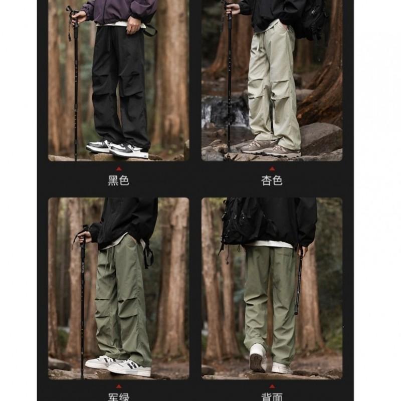 Mens Lightweight Waterproof Hiking Pants Outdoor Trail Trousers Breathable Windproof Trekking