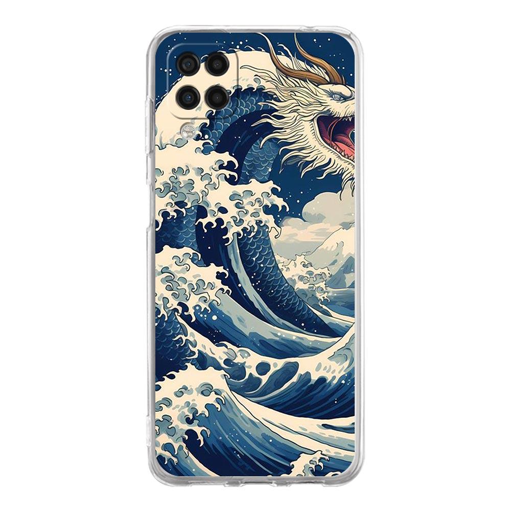 

Чехол для Samsung A13 A15 A25 A51 A71 A21S A11 A31 A52 A41 A23 A53 A73 A32 5G A03S A05s Чехол Япония Большая волна Канагавы Samsung A23