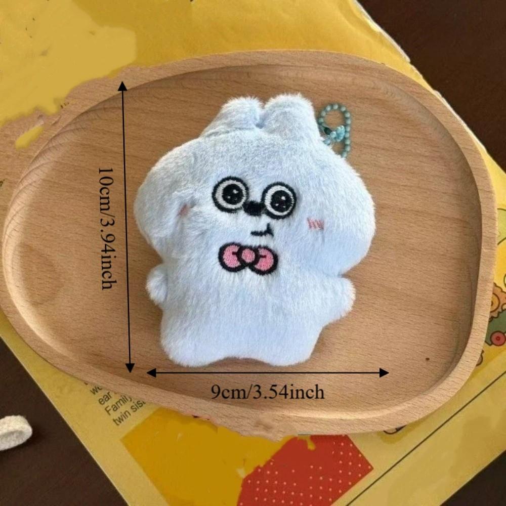 Key Ring Squeezing Keychain Friendship Rabbit Pendant Cute Plush Rabbit Keychain  Bag Decor