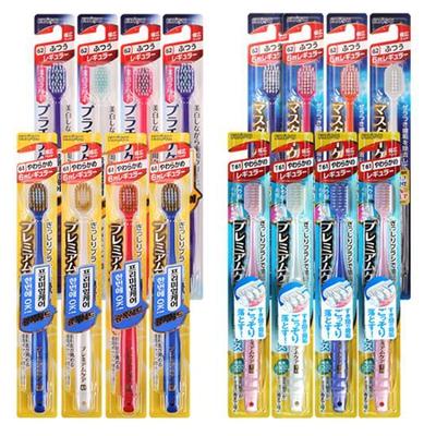 Ebisu Premium Toothbrush (4 Pieces, 4 Types, Choose 1)