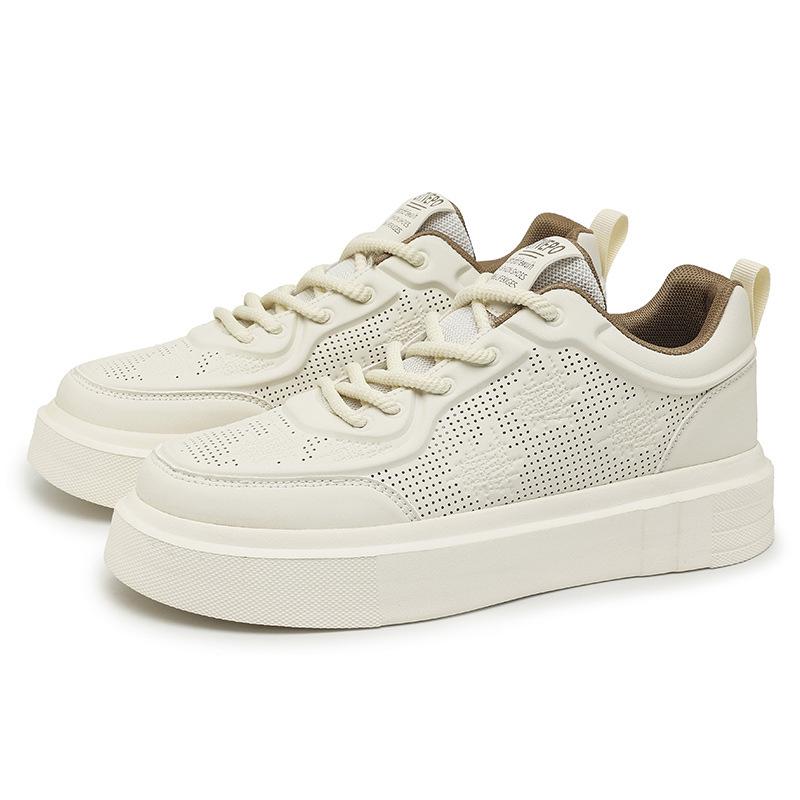 Jinjiang Men's Shoes New Summer Breathable Fashion Casual Board Shoes Printed Soft-soled Sports Shoes Thin Versatile Little White Shoes