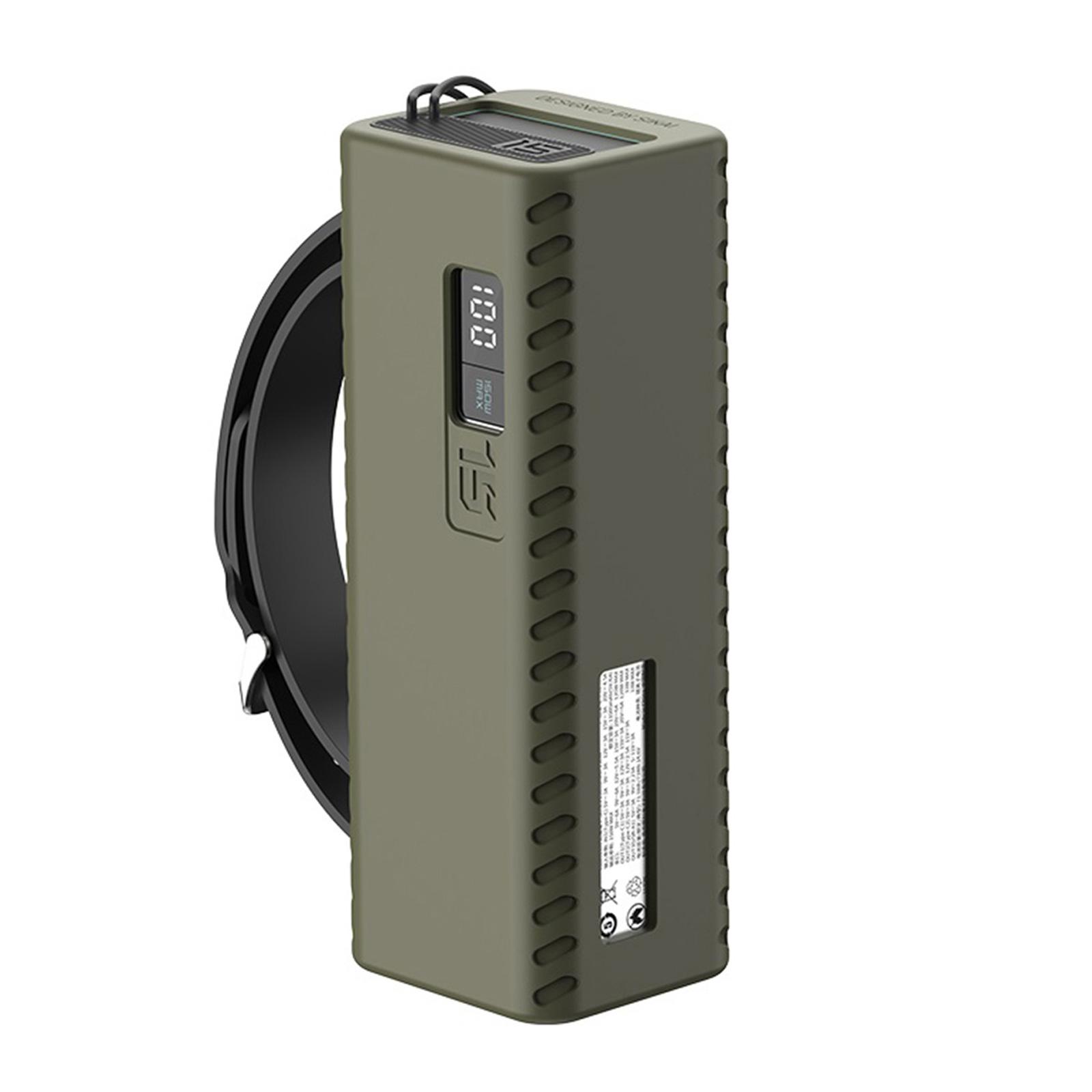 

Силиконовый протектор для павербанка с органайзером для кабеля, мягкий противоударный чехол для CUKTECH №15 темно серый