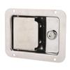 Tool Box Latch Stainless Steel 5.5x4.3in Flush Mount RV Toolbox Handle Lock with Keys Gasket for Caravan Truck RV