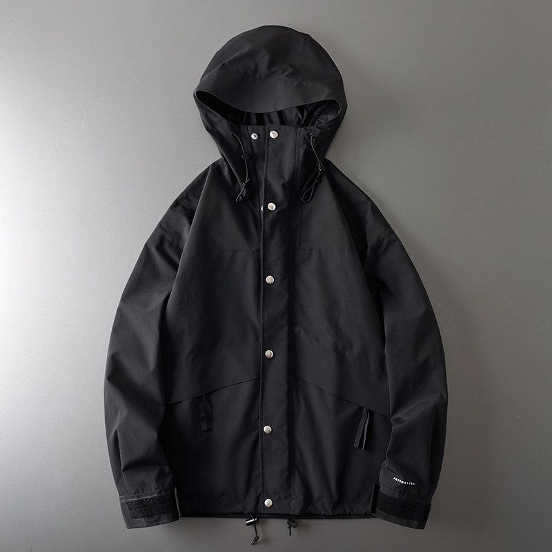 Jacket Outerwear Men's Fashion Brand High Street Windproof Waterproof Trench coat Foreign Trade Men's American Functional Mountain Cargo Jacket