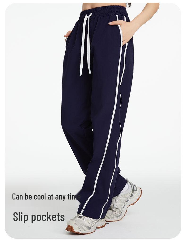 Women's Windproof Wide-Leg Pants for Summer Hiking & Yoga