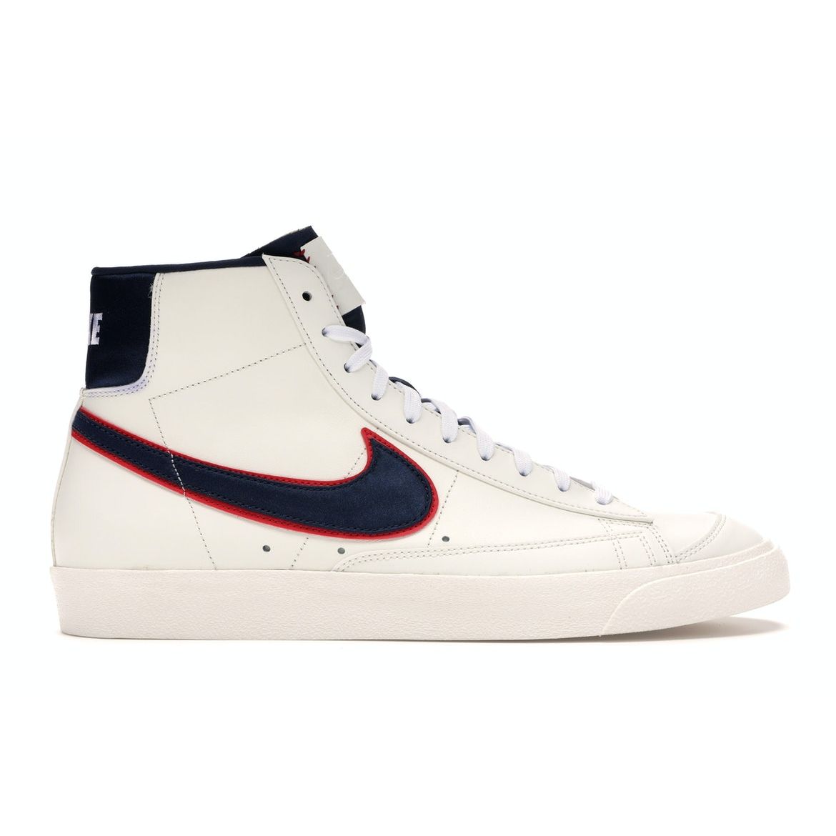 

Кроссовки унисекс Nike Blazer Mid 77 Vintage City Pride Chicago Cream Sail Obsidian-Total-Crimson CD9318-100