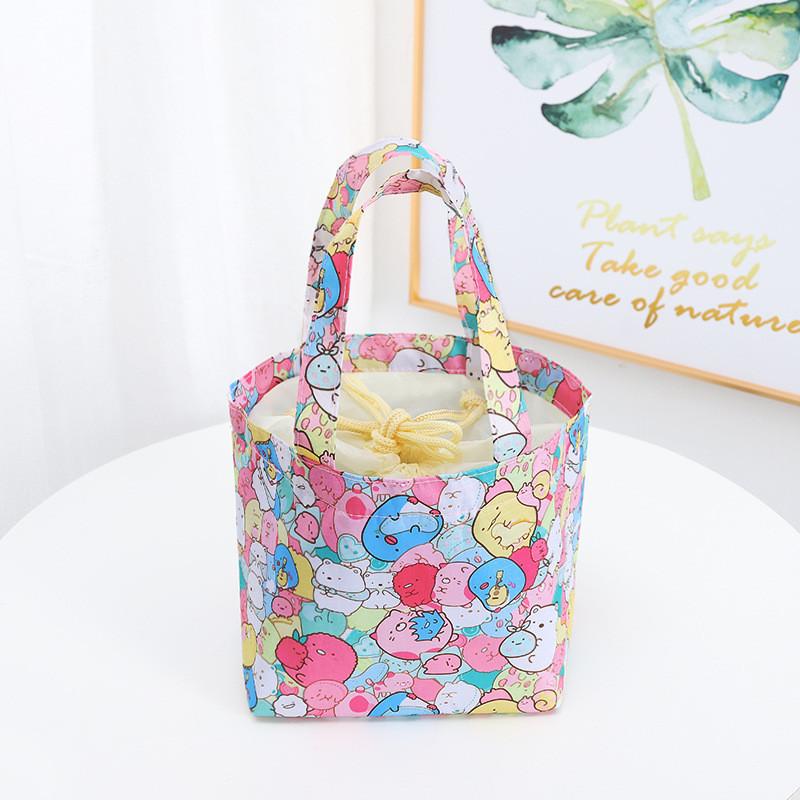 Bag Insulated Lunch With Drawstring For Outings And Picnics