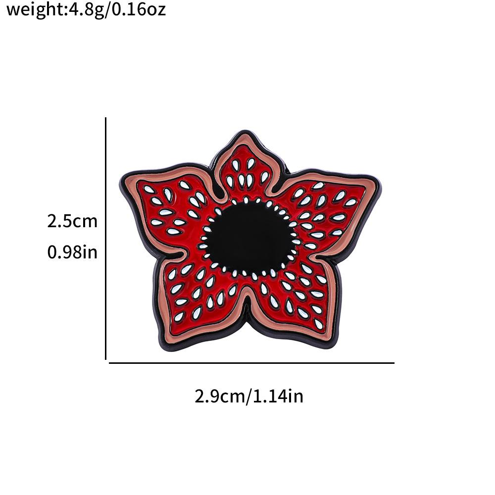Sci-fi Horror American TV Series Enamel Pin Red Cannibal Flowers Christmas Lights Mug Brooches Lapel Badge Jewelry Gifts