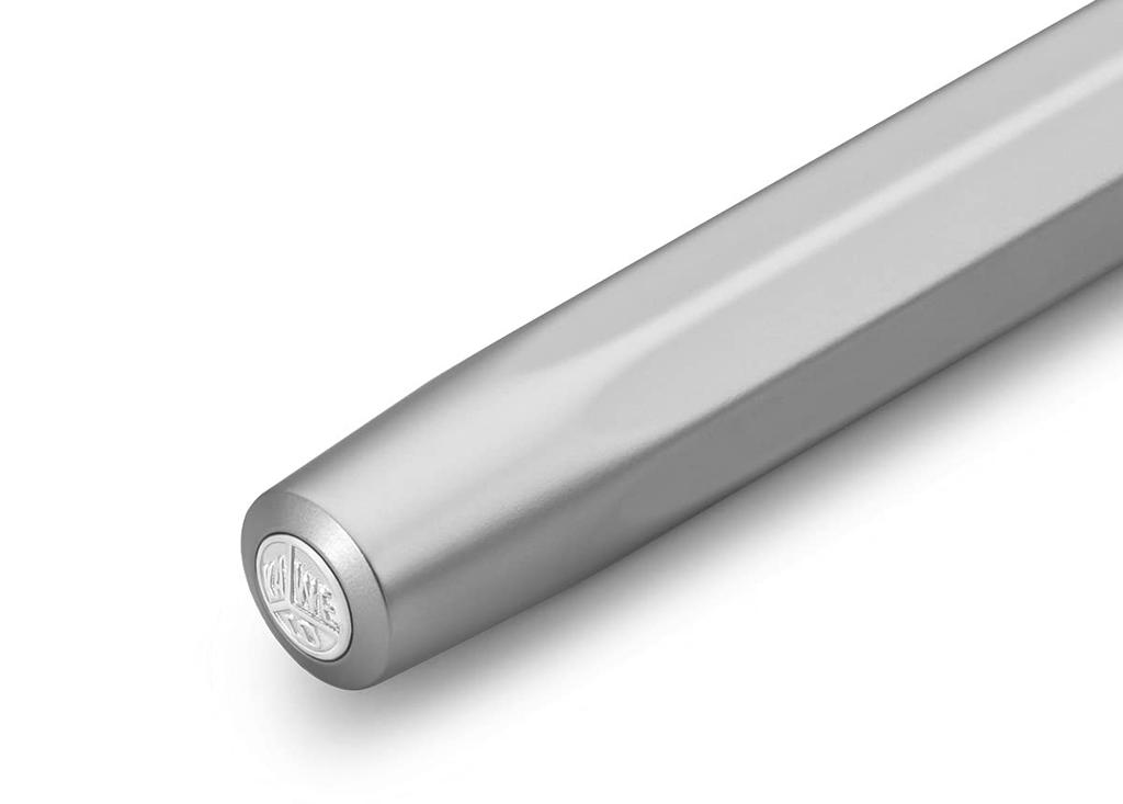 Kaweco Al Sport Silver Fountain Medium Officially Imported Pen, Nib, ALFP-SV,