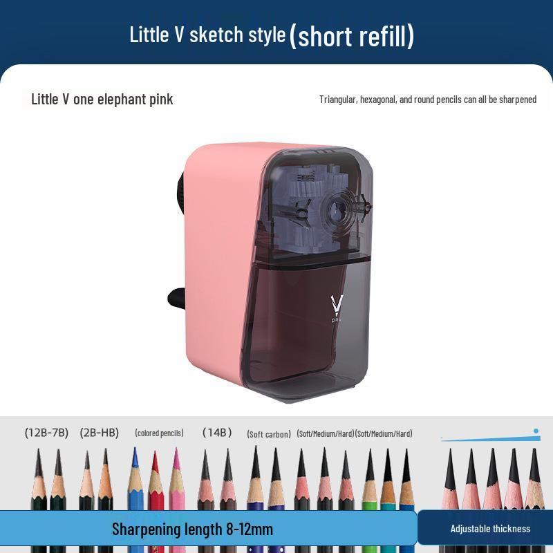 

Великий V V6 Точилка для олівців - Для художників та професіоналів More than 60°-5cm-4cm