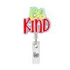 New Glitter Acrylic Nurse Badge Reel Retractable Id Badge Holder With 360 Rotating Alligator Clip Name Holder Medicine Supplies