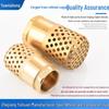 1" Brass Foot Valve Check Valve with Filter for Water Pumps