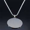 12 Constellations Sun Moon Astrology Stainless Steel Chain Necklace Silver Color Jewelry collier signe astrologique 3425-QKC