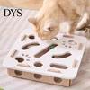 Mentales Stimulations-Katzen-Spielzeug Kratz-Labyrinth Interaktiver Filz-Nagelfeiler Selbstspiel-Box mit Kratzfläche und Spiel 3 Glöckchenbälle für Wohnungskatzen Stimuliert Kätzchen