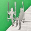 Chatting Couple Metal Cutting Dies DIY Craft Carbon Steel Embossing Template Stencil Scrapbooking for Card Die Cuts