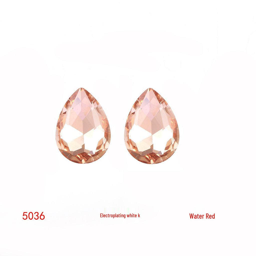 Colored Glass Teardrop Pointed Rhinestones for Shoes, Bags, Nail Art & DIY Accessories