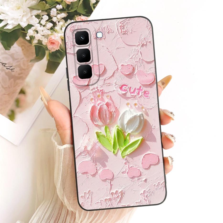For Infinix Hot 70 5G Case X6895 X6895B Cute Fashion Cartoon Cover Shockproof Phone Case For Infinix Hot 70 Hot70 5G Soft Fundas