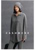 Women's Mid-Length Cashmere Cardigan Sweater - Autumn/Winter Style with POLO Collar