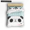 Panda King Full Bedidng Set Kids Romantic Bedding Set Cartoon Animal Duvet Cover Bicycle Balloon Dragonfly Polyester Quilt Cover